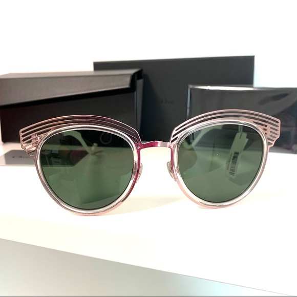 CHRISTIAN DIOR Enigme 51mm Clubmaster Sunglasses - Picture 1 of 16